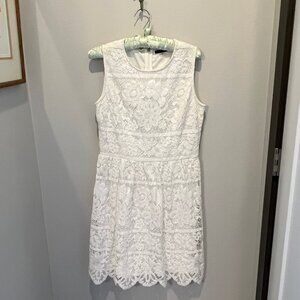 Tommy Hilfiger White Lace Dress, size 8